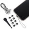10 PCS USB C Anti Dust Plug USB C Cover Cap Phone USB Type C Dustproof Cover Protector Type C Charging Port Plug USB Port Cover with Easy-Grip Tab Lanyard Cleaning Brush for Type C Port Device