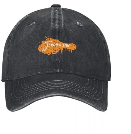 RDCGRS Halloween JERRYS Wings Logo Baseballkappe Golf Cap schwarzer Hut Sonnenhüte für Frauen Herren
