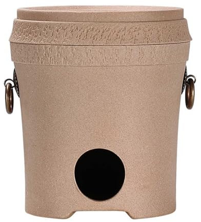 Mini Keramischer Holzkohleofen, Holzkohleofen aus Ton für die Teezubereitung im Haushalt, Ton Grillofen aus Keramik für den Tisch, Japanischer BBQ Grill, Kleiner Lehm Grillofen