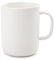 TREEWOO Taza de Café de Cerámica Noble Minimalista Apta para Microondas y Lavavajillas 330 Ml Taza de Té Leche Para la Familia Amigos Padre Regalo del Día de la Madre (Blanco escarchado)