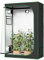WOLTU Growzelt Gewächshaus Gartenhaus Indoor, aus Oxford-Gewebe, hochreflektierendem Material mit Belüftungsöffnungen & Beobachtungsfenstern, für Balkon Garage, Schwarz, 120x60x180 cm