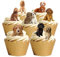 30 Stand Up Cavapoo Cockapoo Dog Puppy Themed Edible Wafer Paper Cake Toppers Decorations