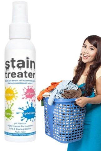 Doyandader Solution Anti-Taches Pour Vêtements,spray Anti Tache Vetement - Spray Mobile 120 Ml, Détachant Pour Tissu Les Taches Tenaces De Vin, Café, Graisse