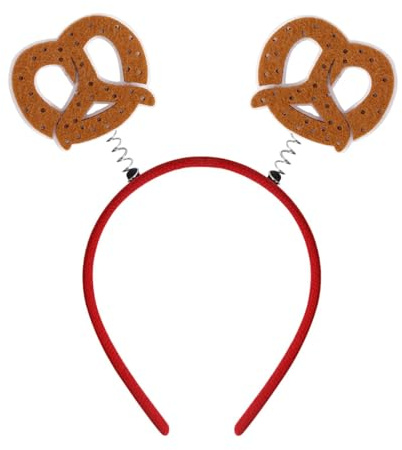 Generisch Oktoberfest Haarreif, Lebkuchenherzen Stirnband, Bierförmig, Haarschmuck Oktoberfest, für Bierfest-Mottopartys, KostüMpartys, Fasching & Karneval, Kostüm Accessoire für Damen & Herren