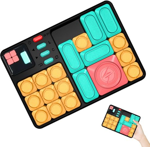 Super Maze Spiel – Tragbares Puzzle-Herausforderungsspielzeug, logisches Puzzle-Aktivitätsset, kompakter Reiseunterhaltungsartikel, Trainingsspiel zur Konzentration der Co-Konzentration