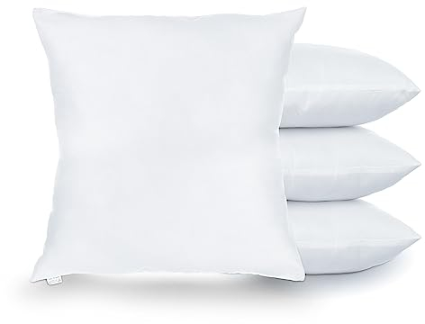 dein.haus Kopfkissen Kissen 4-er Set Kissenfüllung Innenkissen Füllkissen 40x40 Füllung 290 g