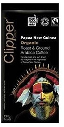 Clipper Org Papua New Guinea Coffee 227g x 5 (Pack of 5)