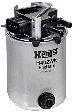 HENGST - Kraftstofffilter H402WK - Hochwertiger Kraftstoff-Leitungsfilter für KFZ - Entfernt Staub und Schmutz aus Otto- oder Dieselmotoren - Schützt das Einspritzsystem