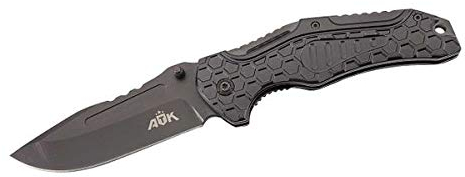 ATK Einhandmesser, Alu Schwarz