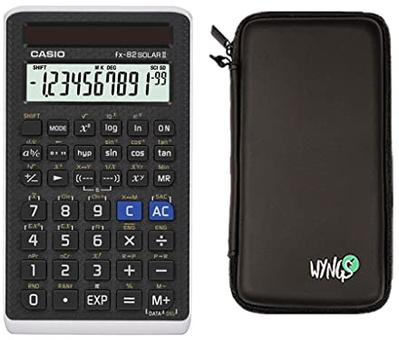 Casio FX-82Solar II + WYNGS Schutztasche