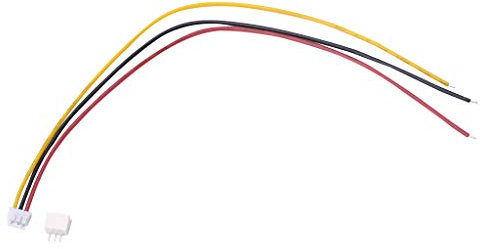 Gwxevce JST 1,5 mm ZH 3-polige Buchse mit Kabel- und Stecker x 10 Sets Rot + Schwarz