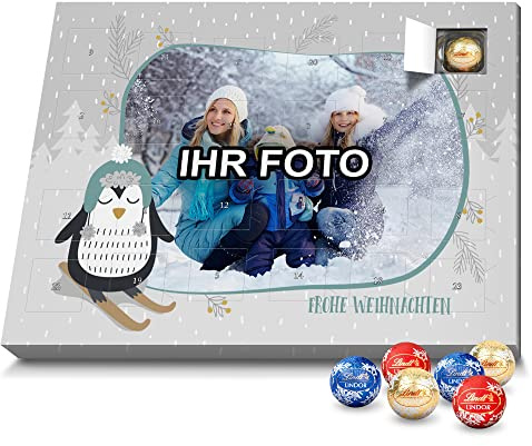 printplanet - Lindt Lindor-Adventskalender mit Bild Bedrucken - Foto-Adventskalender selbst gestalten - Rahmen 4-2026