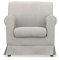 COMFORTLY Sessel-Schonbezug, handgefertigt, kompatibel mit Jennylund-Sesseln, Leinen-Mischungen