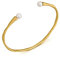JOI D'ART PULSERA DORADA ECLAT | Diseñada por Joidart | Colección Eclat | Metal con baño de oro de 24 K | Cristal de Murano