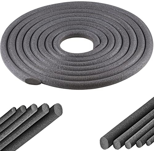 cyclingcolors nastro in schiuma PE isolante sigillante giunti guarnizione cordone riempi fughe tondo porta finestra isolamento acustico (Ø10mm x 10 metro)