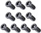 QUARKZMAN 10 Stück M2.5 x 6mm Torx Schrauben Kohlenstoffstahl Güteklasse 12,9 für Verschiedene Mechanische Geräte [Schwarz]