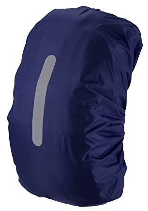 PATIKIL Regenschutz für Rucksack wasserdichte Regenhülle Regenschutz Schulranzen mit Vertika Reflektoren für Camping, Radfahren