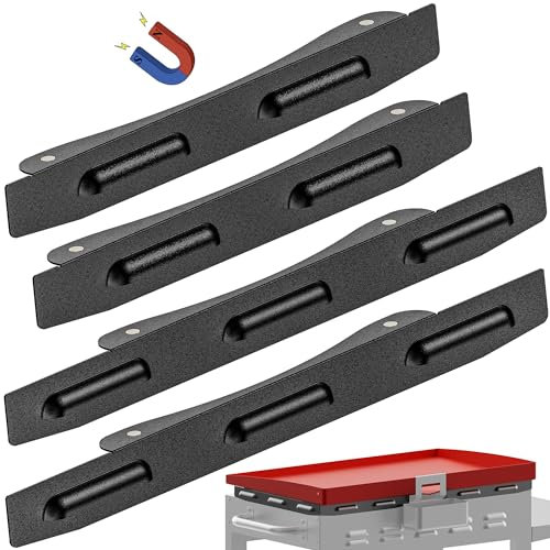 Upgraded Wind Guards for Blackstone 28 Inch Griddle, Blackstone Griddle Accessories, Magnetic Stainless Steel Wind Screen for Black stone Grill,Protect Flame Hold Heat, Compatible with Hood&Side Shelf