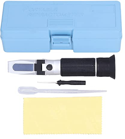 Brix-Refraktometer, Messgerät Mit Doppelskala, Tragbares Messgerät Für Das Brauen Und Die Landwirtschaft Für Zucker, Gemüse Und Honig