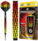 WINMAU Firestorm Flame 18 Gramm Barrel / 20 Gramm Gesamtgewicht Professionelles Wolfram-Dart-Set mit Flights und Schäften (Shafts)