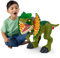 Fisher-Price Imaginext Jurassic World Dinosaurier-Spielzeug Schlag-Action Dilophosaurus, über 40 cm große Figur mit Licht- und Geräuscheffekten für Kinder ab 3 Jahren, HVY16, HVY16