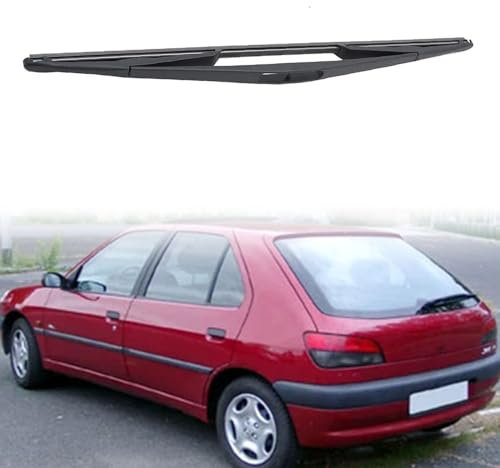 Auto Rear Escobilla Limpiaparabrisas para Peugeot 306 1999-2003, Longitud: 16 inch Parabrisas Escobillas Traseras Goma