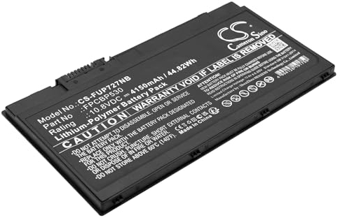 TCTK Laptop Akkus 4150mAh Kompatibel mit [Fujitsu] LifeBook P727, LifeBook P728, U727, U728, U729 Ersetzt CP721833-01, CP734929-01, CP753148, CP753148-01, FMVNBP245, FPB0337S, FPCBP528, FPCBP530
