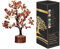 Wonder Care Karneol-Chakra-Baum des Lebens, Kristallbaum, positive Energie, Edelsteinbaum, Glücksbringer, orangefarbene Heilkristalle, Sakralchakra, Wohlstandsgeschenk, Feng Shui-Dekoration_300 Perlen
