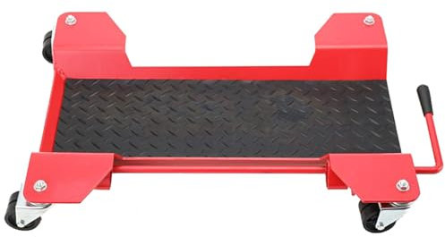SUDEG Aide à la manœuvre de moto 360 kg Chariot Range Moto,Aide à manœuvre et stationnement Support Rail pour motos,Longueur:56.3 cm, Largeur :43.4 cm