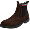 Tommy Hilfiger Uomo Stivaletti Chelsea in Pelle Scamosciata, Marrone (Cocoa), 44