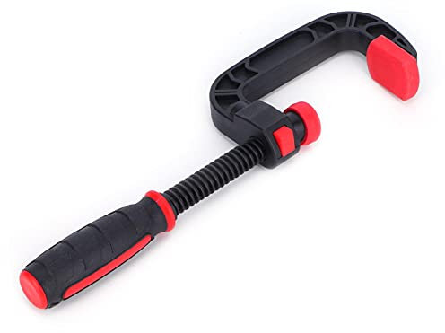 G Clamp, Quick Release Clamp, G Clamp C Clamp Hand Grip Holder DIY Woodworking Carpenter Tool Plastic Material, Fixture, Bar Clamps (2 inch Opening 50MM)