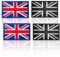 Geebymol British Union Jack Patch United Kingdom Flag Patch British Union Patches Tactical Patches Hook and Loop Applique for Military Uniform Tactical Bag Jacket Hat, 4pcs (8×5CM)