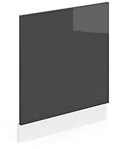 Vicco Panel Frontal R-Line, Antracita Alto Brillo/Blanco, 60 cm, ET Antracita