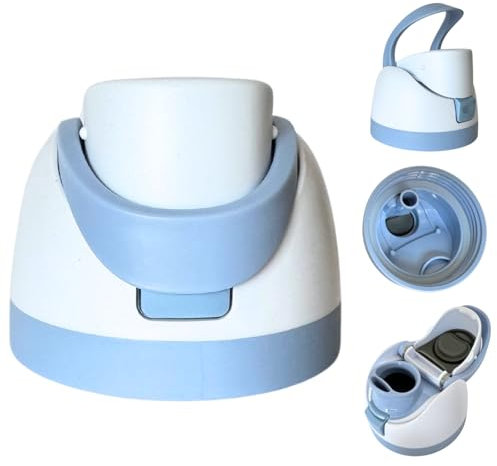 Giasy_Fortune Replacement Cap for Owala Freesip, One Button Water Bottle Top Lid Compatible with Owala Cup 16oz 24oz 32oz 40oz, BPA-Free No Leakage Replacement Accessory for Owala Free Sip (Blue)