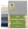 Dreamzie Premium Spannbettlaken 140x200cm bis 160x200cm Grau, Spannbetttuch aus 100% Jersey Biobaumwolle, 150 g/m² - Oeko-TEX