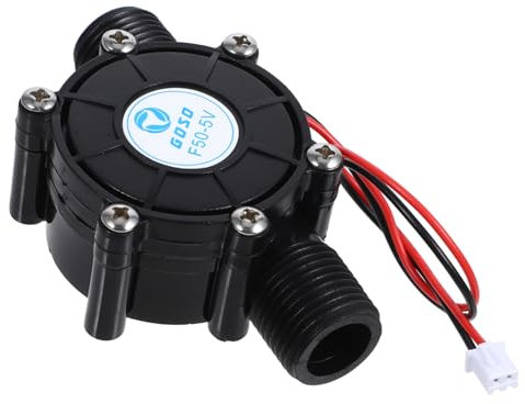 DRESSOOS Microgeneratore Idroelettrico Generatore a Turbina Ad Acqua Piccolo Generatore Mini Generatore Microturbina Idroelettrica Idrogeneratore Generatore Di Corrente Plastica Black