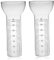 CUCUFA Lot de 2 pluviomètres électriques en Verre Borosilicate avec échelle Transparente, Outil de Mesure Remplacement pour l'extérieur
