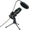 Gomice Streaming USB Microphone,USB Microphone for Streaming | Smart Noise-Canceling Electronic Supplies for Singing Recording Voice Call Remote Video Conferencing