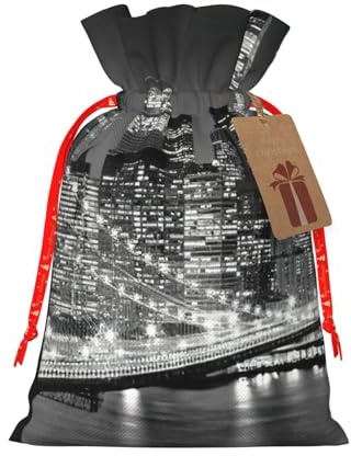 New York Druckbeutel mit Kordelzug, Snackbeutel, Aufbewahrungsbeutel für Geschenkverpackungen, Party-Dekorationen