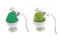 Miniblings Osterei Ohrringe bunte Eier Eierbecher Ostern Frühstücksei Frühling - Handmade Modeschmuck I Ohrhänger Ohrschmuck versilbert
