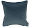 H.O.C.K. Nobile Samt Kissen inkl. Füllung Kuschelkissen Sofakissen Couchkissen (deep-Sky-Blue 016, 50 x 50 cm)