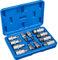 TecTake Juego de Llaves Tubulares Hexágono Torx Interior 1/2 Largo/Corto | Maletín Consistente Incluido -varios modelos- (Tipo 1 | 12 pcs. | No. 402688)