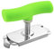 Can Opener, Manual Bottle Opener for 1-4 Inches Bottle Lid, Stainless Steel Adjustable Jar Opener for Arthritis Weak Hands(Green)