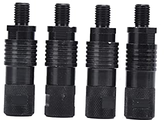 VGEBY Angelrute Bissanzeiger Rutenhalter,4pcs Angeln Karpfenangeln Alarme und Rod Pod Bank Sticks Zubehör Männlich Schnellanschluss Gartenschlauchfittings