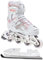 Raven Pulse Inline Skates Inliner für Kinder und Erwachsene OPTIONAL 2in1 mit Schlittschuhen verstellbar (White/Pink mit Kufen, 40-43 (25,5-28cm))
