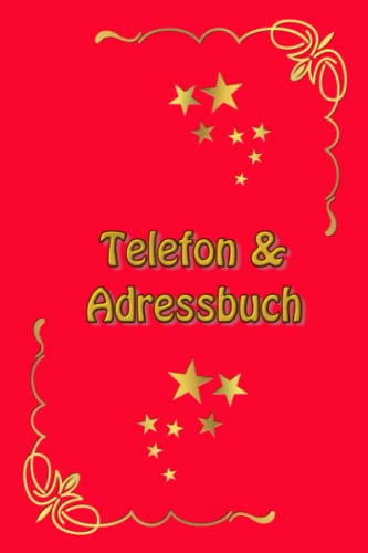 Telefonbuch Adressbuch Notizbuch Geburtstagskalender Geburtstag Jubiläum Adressen Handy Nummern Telefonnummern Notfallnummern E-Mail Adressen ... Buch Taschenbuch Schreibheft Notizheft 02 Rot