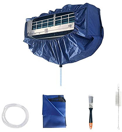 Cubierta limpia para aire acondicionado, lavado, montaje en pared, limpieza de aire acondicionado, protección contra el polvo, cubierta limpia, apta para aire acondicionado por debajo de 2P (