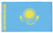 AZ FLAG - Drapeau Kazakhstan - 150x90 cm - Polyester léger - Drapeau Kazakh Avec Oeillets Métalliques Intégrés - 80g
