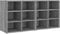vidaXL 2X Schuhregal Regal Schrank Schuhschrank Schuhablage Schuhständer Schuhaufbewahrung Schuhtruhe Schuhorganizer Grau Sonoma 52,5x30x50cm