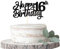 1 Stück Happy 16th Birthday Cake Topper Glitter 16 Geburtstag Tortendeko Prost auf 16 Jahre alt sechzehn fabelhafte Tortendekorationen 16 Geburtstag Party Kuchen Dekoendeko Schwarz
